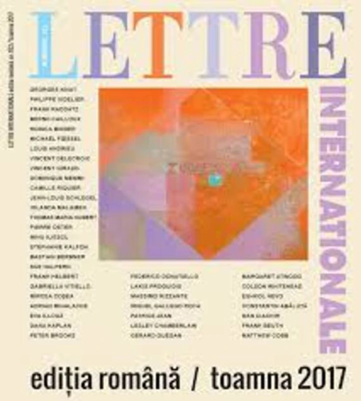Lettre Internationale nr. 103 / toamna 2017