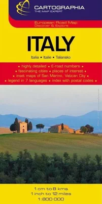 Hartă rutieră Italia