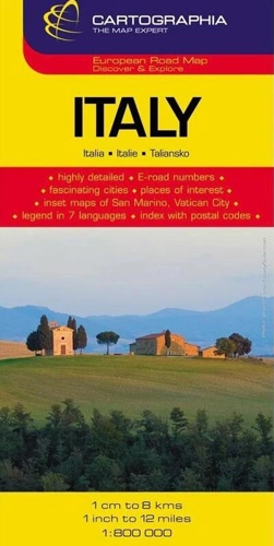 Hartă rutieră Italia