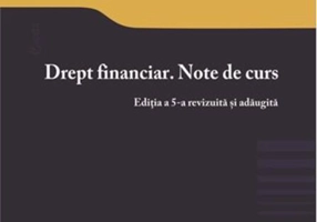 Drept financiar. Note de curs