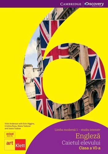 Limba modernă 1 - studiu intensiv. Engleză. Caietul elevului. Clasa a VI-a. EYES OPEN 2. WORKBOOK