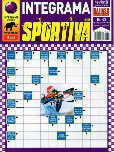 Integrama sportivă nr. 43/ 2023