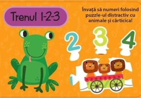 Trenul 1-2-3 | Set carte + puzzle