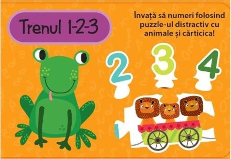 Trenul 1-2-3 | Set carte + puzzle