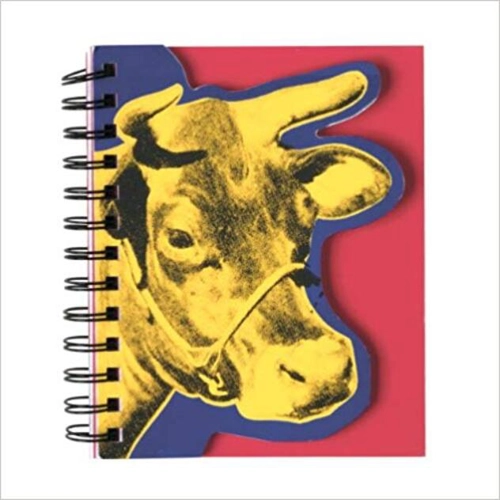 Andy Warhol Cow Layered Journal Diary