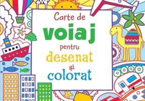 Carte de voiaj pentru desenat și colorat