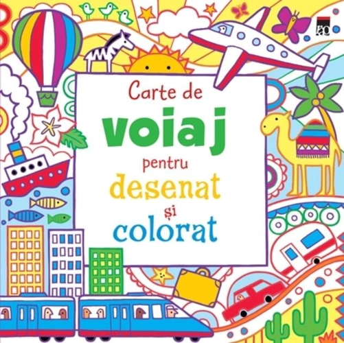 Carte de voiaj pentru desenat și colorat