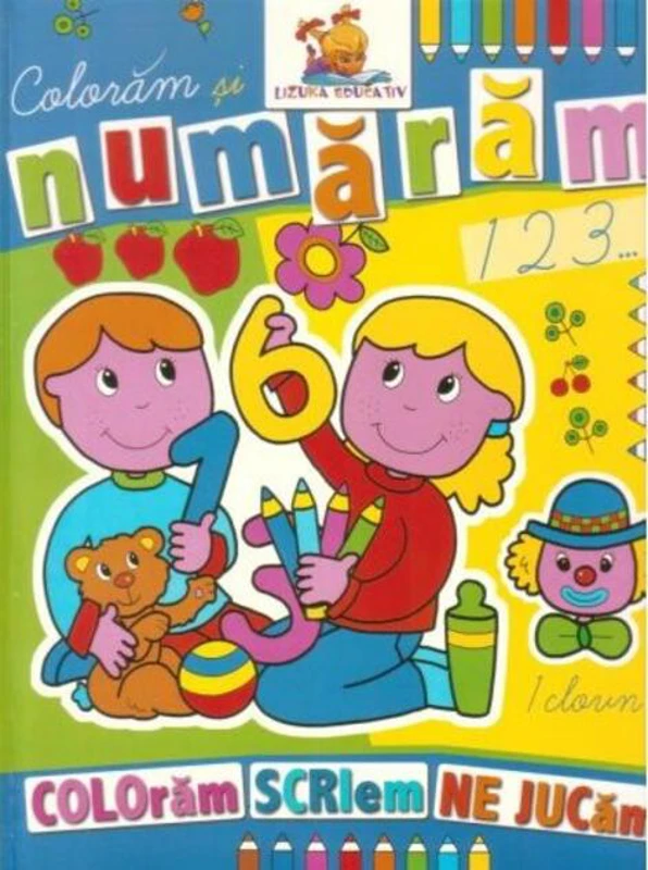 Colorăm și numărăm. Carte de colorat