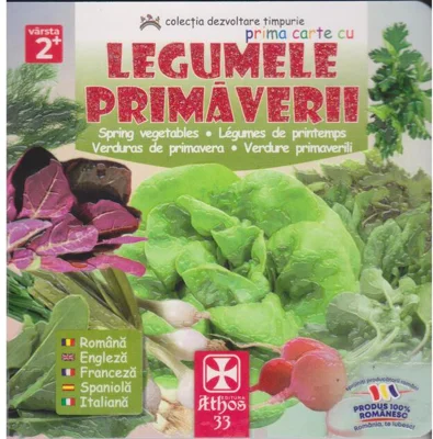 Prima carte cu Legumele Primăverii