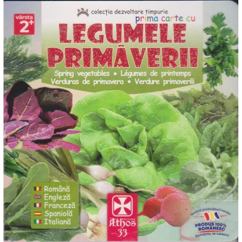 Prima carte cu Legumele Primăverii