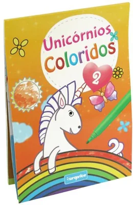 Carte de colorat Unicorni (Vol. 2)