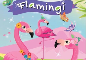 Colorează - Flamingi