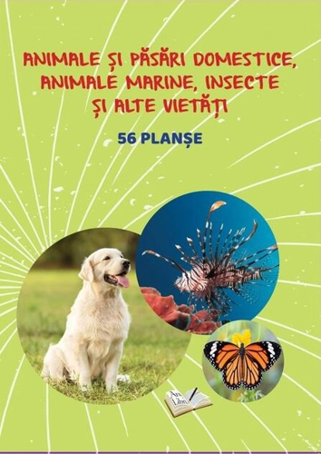 Mapă - Animale și păsări domestice, animale marine, insecte și alte vietăți