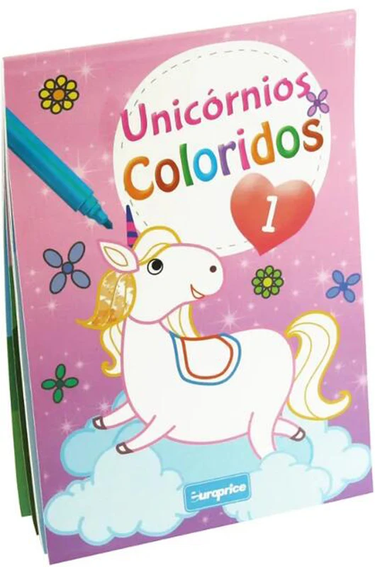 Carte de colorat Unicorni (Vol. 1)