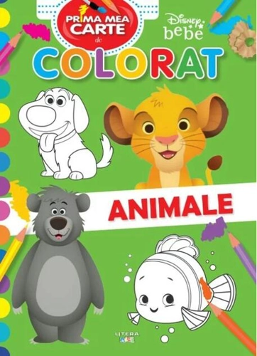 Disney Bebe. Prima mea carte de colorat. Animale
