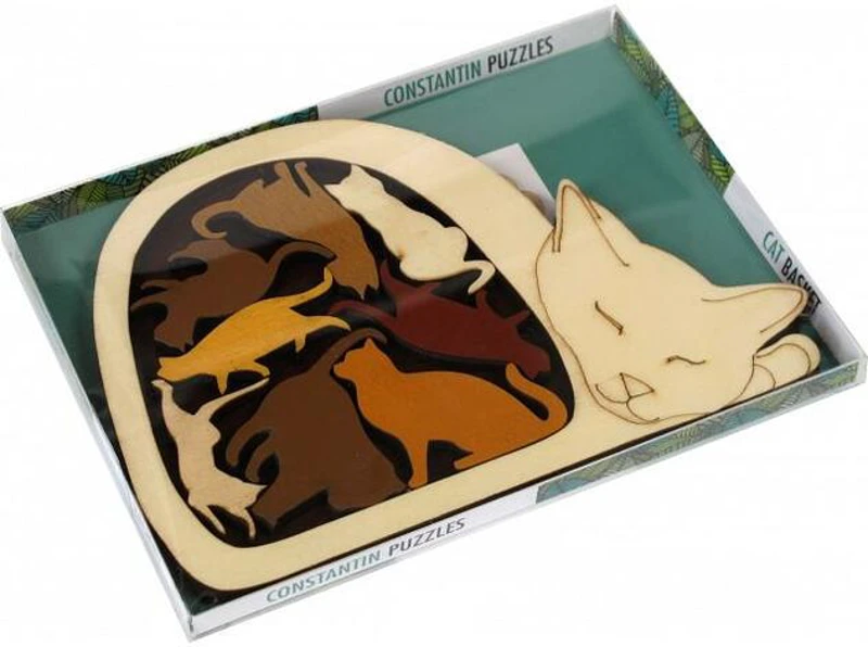 Puzzle Logic Cu Animale Constantin - Cat Basket