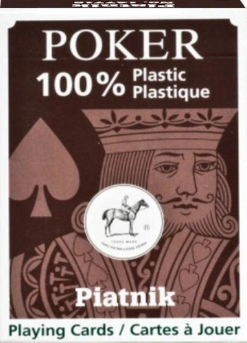 Cărți de joc Piatnik Poker, negru