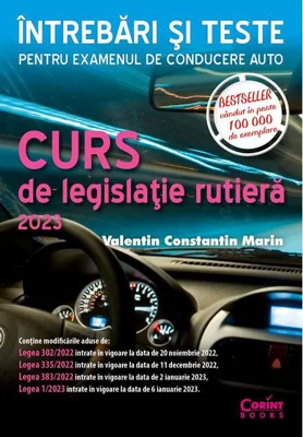 Curs de legislaţie rutieră 2023. Întrebări şi teste