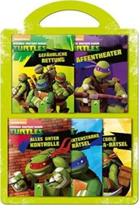 Teenage Mutant Ninja Turtles - 5 Minibücher im Set : Rätsel und Geschichten