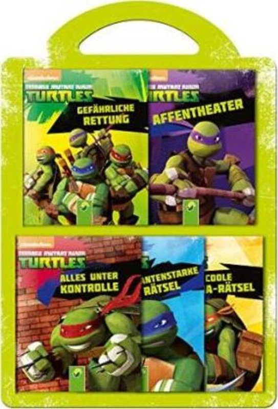 Teenage Mutant Ninja Turtles - 5 Minibücher im Set : Rätsel und Geschichten