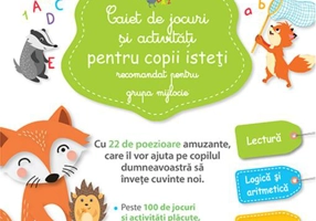 Caiet de jocuri și activități pentru copii isteți - 4-5 ani