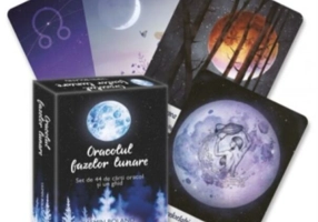 Oracolul fazelor lunare. Set de 44 de cărți oracol și un ghid