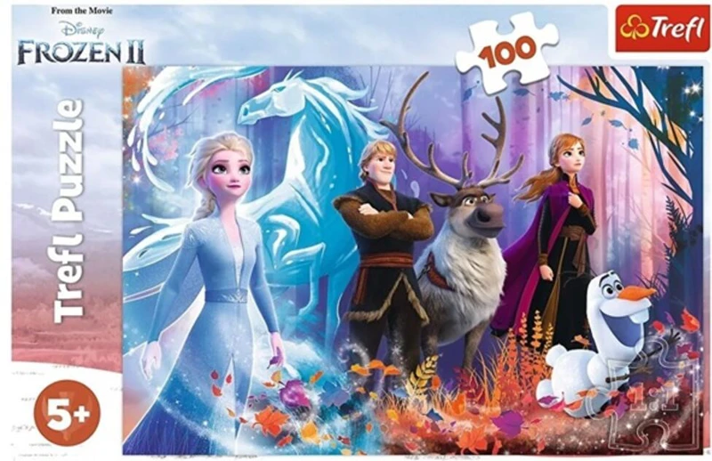 Puzzle 100 piese „Frozen 2 - Lumea magică”