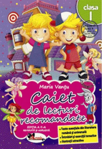 Caiet de lecturi recomandate Clasa I