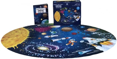 Set puzzle. Spațiul, Sistemul Solar-Călătorește, Învață, Explorează