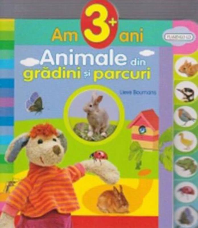 Animale din grădini și parcuri. Am 3 ani