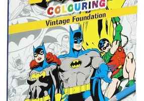 Carte de colorat Batman - Vintage Foundation