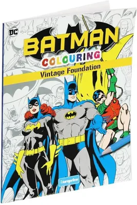 Carte de colorat Batman - Vintage Foundation