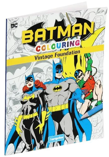 Carte de colorat Batman - Vintage Foundation
