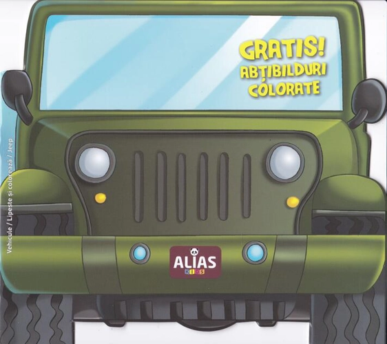 Jeep. Carte de colorat