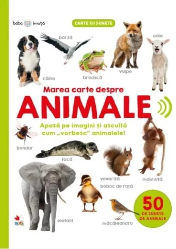 Marea carte despre animale – carte cu sunete