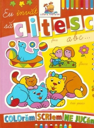 Eu învăț să citesc. Carte de colorat