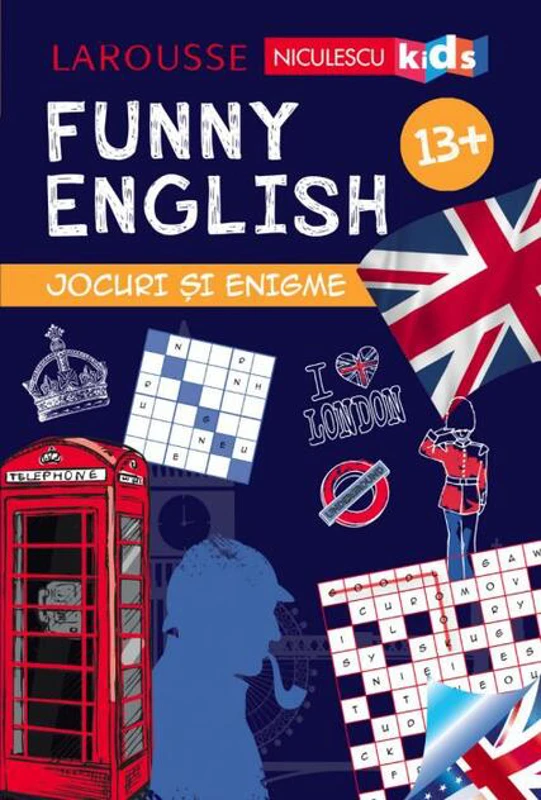 Funny English. Jocuri și enigme 13+ (Larousse)