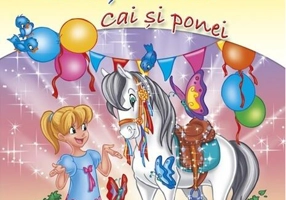 Colorați cu abțibilduri (Nr. 5). Cai și ponei