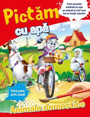 Pictăm cu apă: animale domestice