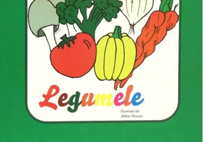 Legumele. Carte de colorat în versuri