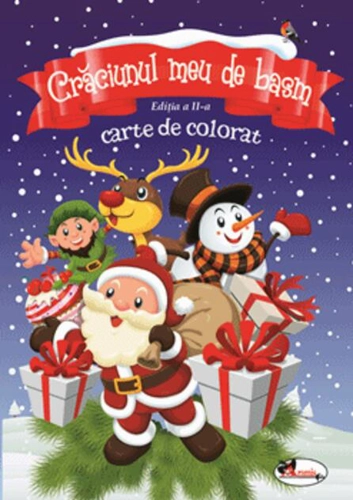 Crăciunul meu de basm. Carte de colorat
