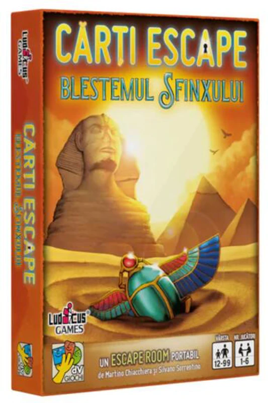 Cărți Escape - Blestemul Sfinxului