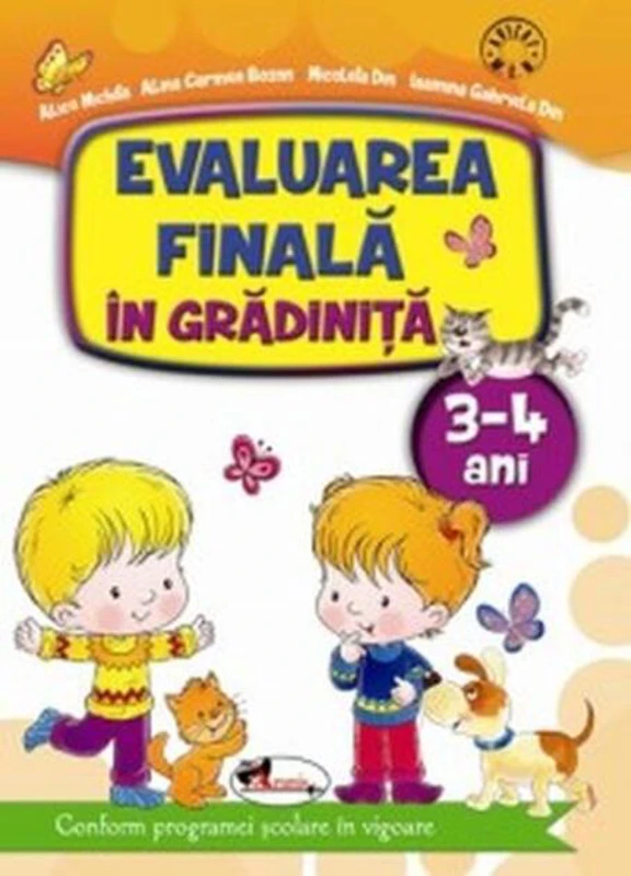 Evaluarea finală în grădiniță 3-4 ani