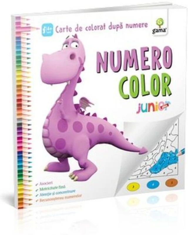 NumeroColor Junior Plus. Carte de colorat după numere