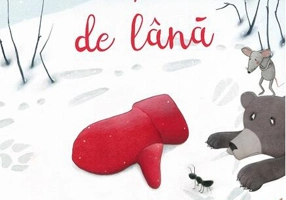 Mănușa roșie de lână