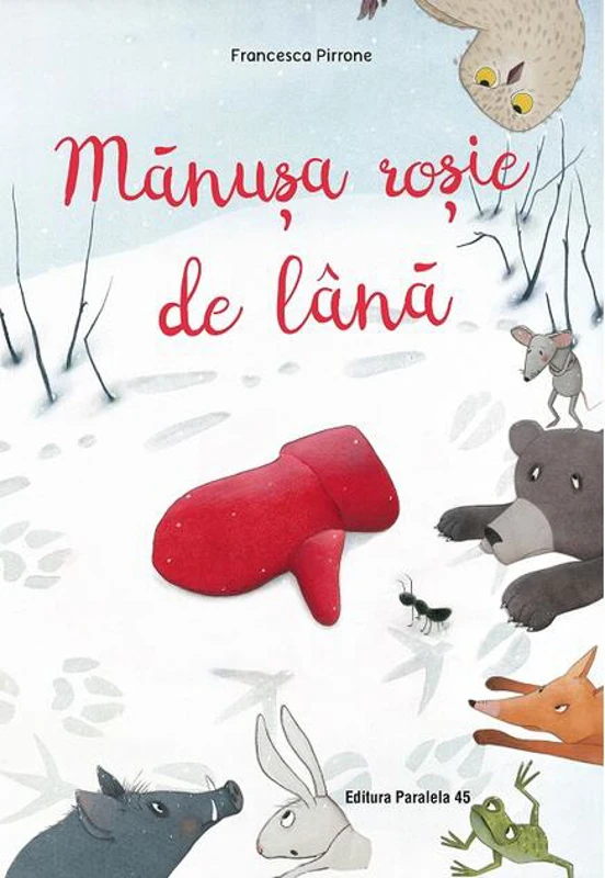 Mănușa roșie de lână