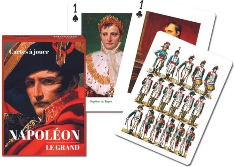 Cărți de joc Piatnik de colecție cu tema „Napoleon Bonaparte”
