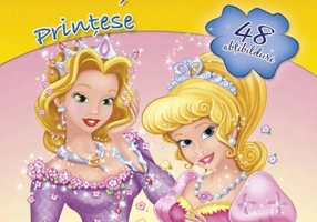 Colorați cu abțibilduri (Nr. 1). Prințese