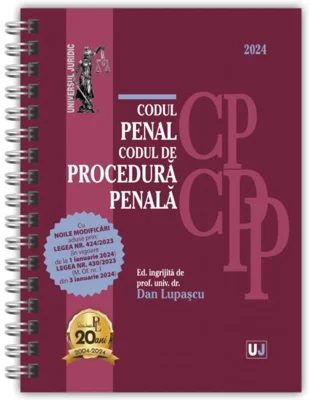 Codul penal și Codul de procedură penală. Ianuarie 2024 - Ediție spiralată