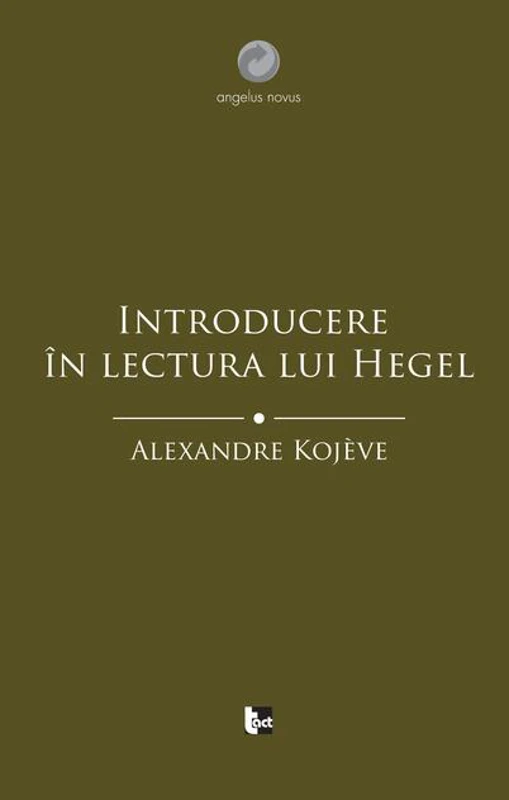 Introducere în lectura lui Hegel